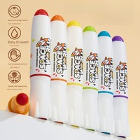 Marqueurs lavables pour enfants en forme de fusée, séchage rapide, sûrs, pour le dessin et la peinture, stylo marqueur pour bébé et tout-petit, pour le dessin et le gribouillage