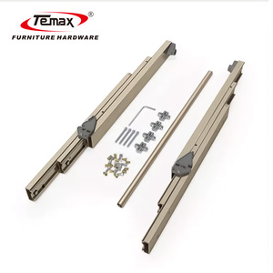 TEMAX mobili invisibile a spinta piatta tavolo da pranzo binario cassetto nascosto scivolo per mobili ferramenta - Product Image 3