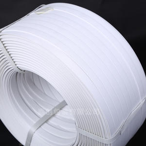 Correas de Embalaje de Papel Sandwich Blancas Hechas a Mano de 10 kg, Correas de Embalaje de Plástico Manual de PP - Product Image 3