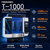 Fresadora CNC de 3 Ejes T1000 VMC BT30/BT40 con Cambiador Automático de Herramientas para Fabricación de Moldes de Precisión, Sistema Syntec