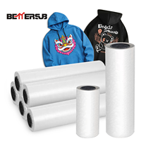 BAIYIN Vente en gros de film DTF 30cm 60cm, film d'impression DTF double mat et simple mat pour t-shirts en coton pur