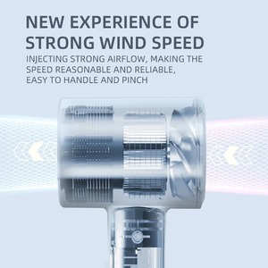 Secador de Pelo, Flujo de Aire de Turbina Eléctrica de Alta Velocidad, Bajo Ruido, Temperatura Constante y Secado Rápido, Velocidad del Viento 62m/s, 1800W, Secado Rápido - Product Image 3