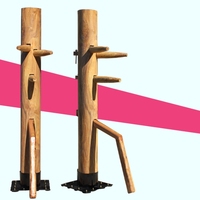 Mannequin en Bois Wing Chun pour Kung Fu, Équipement d'Entraînement aux Arts Martiaux, Couleur Personnalisable, À Vendre