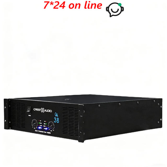 CA38 Professional Power Amplifier Pure Power Amp (3u) KTV/Stage/8Ohm 2600W*2/4Ohm 5200W*2/Single Product Can Be Purchased