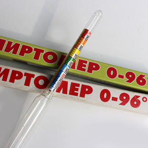 Hydromètre en verre pour la <span class=keywords><strong>mesure</strong></span> de l'<span class=keywords><strong>alcool</strong></span>, de la teneur en sucre et de la fermentation à domicile, en stock, vente en gros - Product Image 2