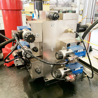 Presse hydraulique à quatre colonnes et trois poutres 315T, moteur servo PLC 15 kW, automatique