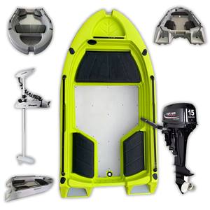 Neu Eingetroffenes 10ft 3,05m 3M Angelkajak mit Elektromotor, Rotationsgeformtem Plastik-Skiff-Boot, Tuffy-Motorboot - Product Image 6