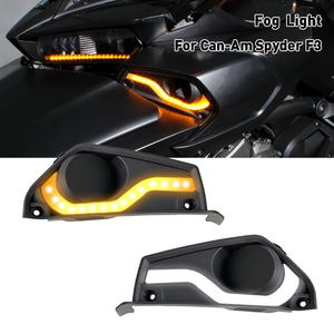 YongJin atv body kit telaio fendinebbia con <span class=keywords><strong>luce</strong></span> lampeggiante gialla <span class=keywords><strong>e</strong></span> DRL per Can-Am Spyder utv - Product Image 1