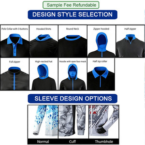 Chemise de pêche pour homme à manches longues, couleur unie, séchage rapide, anti-humidité, pour activités de plein air, logo personnalisé OEM - Product Image 5