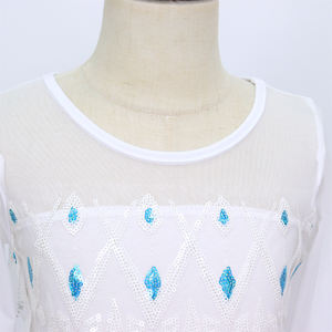 Costume de cosplay Elsa blanc pour film télévisé, <span class=keywords><strong>robe</strong></span> de fête fantaisie pour fille, <span class=keywords><strong>reine</strong></span> <span class=keywords><strong>des</strong></span> <span class=keywords><strong>neiges</strong></span> Elsa, pour Halloween, Noël, vente chaude - Product Image 5