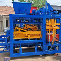 Machine à blocs automatique à une touche QT4-25, faible consommation de main-d'œuvre, équipement de fabrication de briques creuses