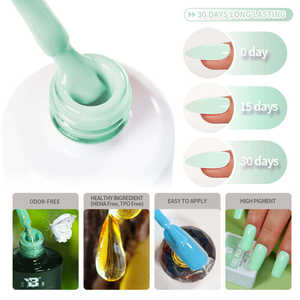 Marque privée BOZLIN 10ml 48 couleurs <span class=keywords><strong>semi</strong></span>-<span class=keywords><strong>permanent</strong></span> Soak Off <span class=keywords><strong>UV</strong></span> Nail Gel Polish Kit avec <span class=keywords><strong>lampe</strong></span> <span class=keywords><strong>UV</strong></span> - Product Image 4