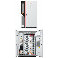 Armoire de stockage d'énergie tout-en-un refroidie par air pour système de batterie extérieur, idéale pour les bâtiments commerciaux et les projets utilitaires