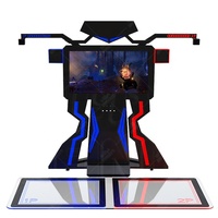 Machine de jeu de parc à thème Infinity VR, simulateur VR, plateforme de marche dans l'espace, plateforme debout VR avec tir pour adultes