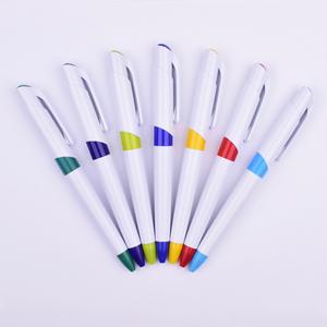 Weißer Bestseller Logo-Werbekugelschreiber mit Deutscher Tintenmine - Product Image 1