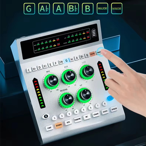 Professional Audio Interface Sound <b>Card</b> Mixer <b>Bluetooth</b> For Phone PC Live Streaming Recording Studio Microphone Set - Product Image 1