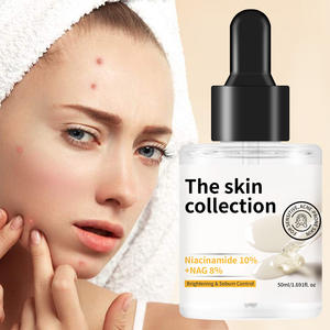 Productos de belleza coreanos para el cuidado de la cara de etiqueta privada, tratamiento antienvejecimiento para el acné, blanqueamiento 8% <span class=keywords><strong>NAG</strong></span> 10%, suero de niacinamida para la cara - Product Image 5