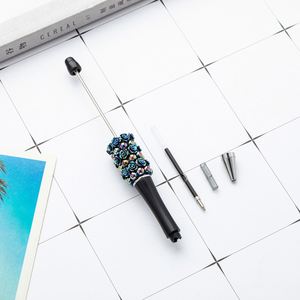 Custom <b>Metal</b> Rose <b>Bead</b> Ballpoint Pen DIY Craft Kit-Silk Screen Printed Custom Swirl Design Durable Promotional Gift - Product Image 3