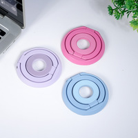 Nouveau support de téléphone magnétique pliable à trois boucles, léger, tendance, en métal, pour smartphone, cadeau