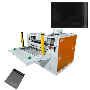 Electric Automatic High Productivity Motor-Driven High Speed Express Courier Bag Cutting Packing <b>Machine</b> Plastic <b>Packaging</b> - Product Image 1