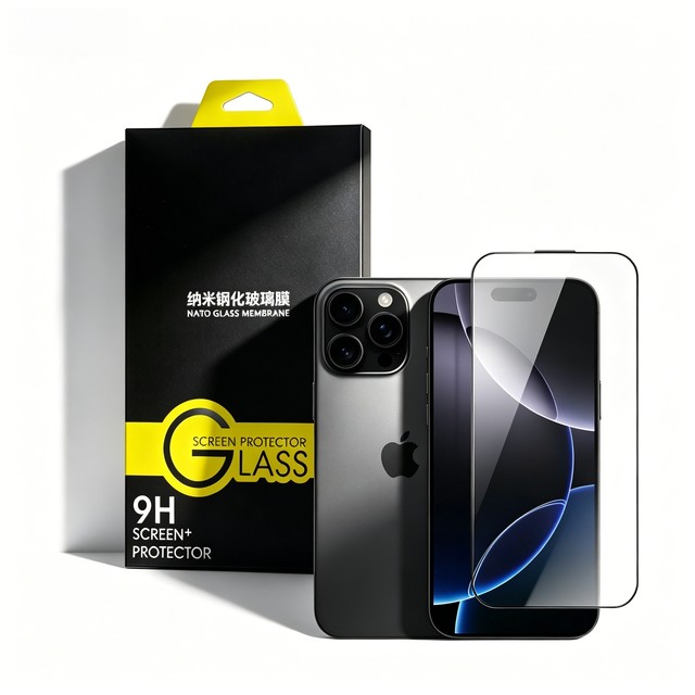 2.5D 0.33mm HD Clear Tempered Glass Screen Protector for iPhone 16 Pro Max 16 Pro 16 Plus 16-Pre-Ordering Accepted Hardness 9H