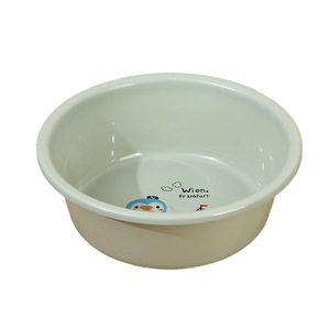 Thickened Plastic Washbasin <b>Round</b> Large Size For Home Bathroom Laundry Foot Bath Vegetable Washing Face Washing - Product Image 1