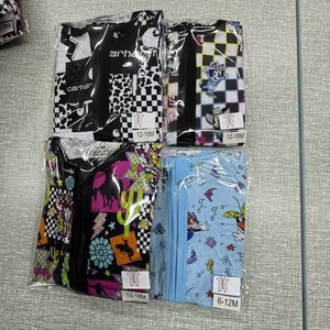 Grosir pakaian bayi uniseks Musim Panas Bodysuit bayi bambu kustom piyama Zippy celana pendek bambu bayi - Product Image 2