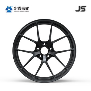 Hongxin कस्टम 18-24 इंच 5x11 2/5x130 जाली एल्यूमीनियम मिश्र धातु मैट ब्लैक वन-पीस व्हील संशोधन के लिए उपयुक्त - Product Image 3