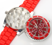 Montre élégante pour homme en métal Yufan, vente chaude, moulin à tabac, vente en gros, moulin à herbes créatif