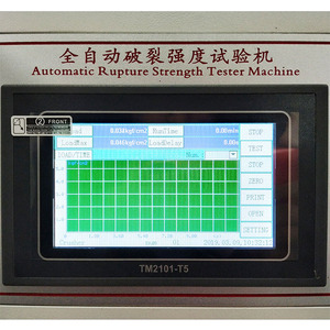 Probador de resistencia al estallido completamente automático: máquina de Prueba de papel, cuero y tela de alta precisión - Product Image 4