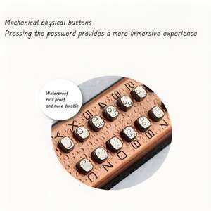 Precios a granel 3ª generación 45mm Montaje en hueco Cerraduras de combinación mecánicas para exteriores Restablecimiento de código sin llave Contraseña impermeable - Product Image 5