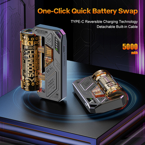 2025 ý tưởng mới sản phẩm mới nhất 5000mAh nhanh chóng sạc pin trường hợp DIY Công suất 21700 ngân hàng điện với pin có thể tháo rời - Product Image 1