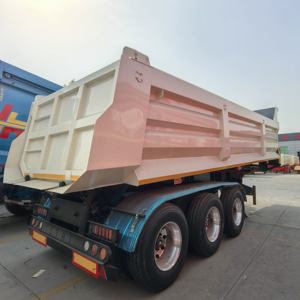 High Quality Dump <b>Trailer</b> Tipper <b>Trailer</b> End Tipper Dump Semi <b>Trailer</b> for Sale - Product Image 2