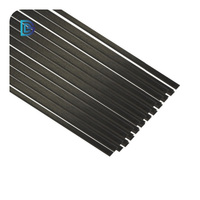 Strip serat karbon pultruted lebar 100mm 2mm 3mm 4mm tebal... Batang datar CFRP
