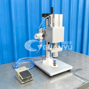 Guanyu bán tự động khí nén nhôm chai nước hoa uốn tóc bồng công cụ nhỏ lọ máy đóng nắp - Product Image 2