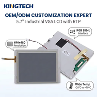 Pantalla Industrial Táctil Resistiva Kingtech PV05717Y0133T-R 640x480 RGB 18bit con Interfaz, Módulo LCD TFT de 5.7 Pulgadas