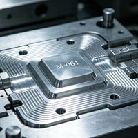 Moldes de Inyección de Plástico Haolong M-061 con Tolerancia de +/-0.02~0.1mm para Componentes Personalizados