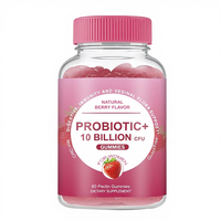 Gummies Probiotiques pour Femmes OEM – Vitamines Probiotiques Féminines pour la Santé Vaginale, Digestive et Immunitaire – 60 Unités, Saveur Fraise