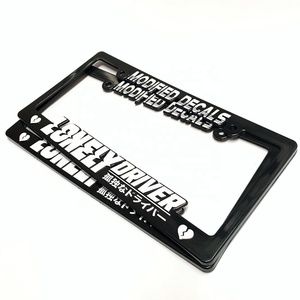 Personalizzato USA e CANADA metallo plastica <span class=keywords><strong>moto</strong></span> auto targa telaio telaio targa auto copertura targa all'ingrosso