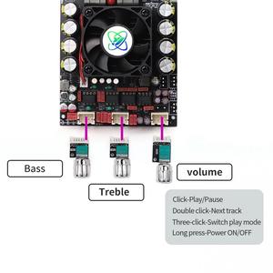 XY-T220H TPA3251D2 บอร์ดขยายเสียงสเตอริโอ, 220W×2 โมดูลขยายเสียงไฮไฟแบบไม่สูญเสียคุณภาพพร้อมการปรับเสียงแหลมและเสียงเบส - Product Image 4