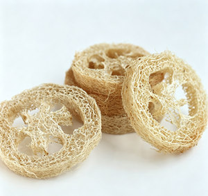 Natural Dried Loofah Soap Pad Water Draining Soap Holder Anti-slip Sponge Soap Saver Mat for Bathroom <b>Kitchen</b> Handmade Soap - Product Image 3
