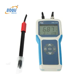 BOQU Tragbares pH-Meter mit LED-Anzeige für Meerwasser Trinkwasser und Schwimmbad Aquarium pH-Meter