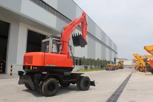 Escavatore Gommato JinGong 9085LZ-<span class=keywords><strong>8</strong></span> da 7 Tonnellate con Benna da <span class=keywords><strong>0</strong></span>,3m³ e Velocità Nominale <span class=keywords><strong>0</strong></span>-30km/h - Product Image 5