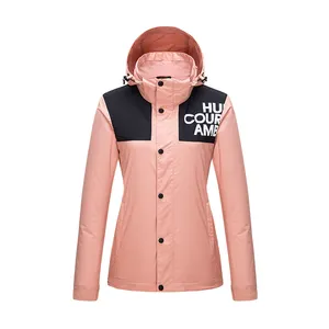 Fashion Populer Wanita Pakaian Taktis Luar Ruangan Tahan Air Hujan Jaket