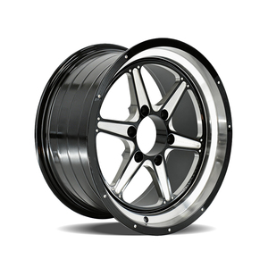 <span class=keywords><strong>ล้อ</strong></span>อัลลอยด์ <span class=keywords><strong>KSR</strong></span> Off-Road สีดำเงาขอบเงินขัดเงา 6 ก้าน ผลิตด้วยวิธีฟอร์จ ขนาด 16 17 18 19 20 21 22 23 24 นิ้ว สำหรับรถ Jeep Cherokee และอื่นๆ - Product Image 1