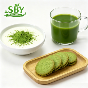 Poudre de matcha verte multi-usage, compatible avec les propriétés de mélange, matière première alimentaire sûre, poudre de matcha pour la production de crèmes glacées et de pâtisseries - Product Image 2