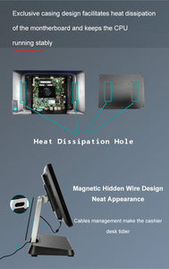 15.6 Inch Pos System Dual Touch Screen <strong>Android</strong> Desktop All in One Cash Register Machine Epos <strong>Terminal</strong> - Product Image 6