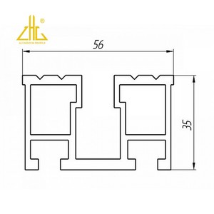 Zhonglian 6061 6063 6082 tùy biến OEM đặc biệt chia sẻ thang máy nhôm hồ sơ - Product Image 4