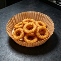 Papier isolant pour friteuse à air, doublures de cuisson de qualité supérieure empêchant les taches sur les paniers des appareils