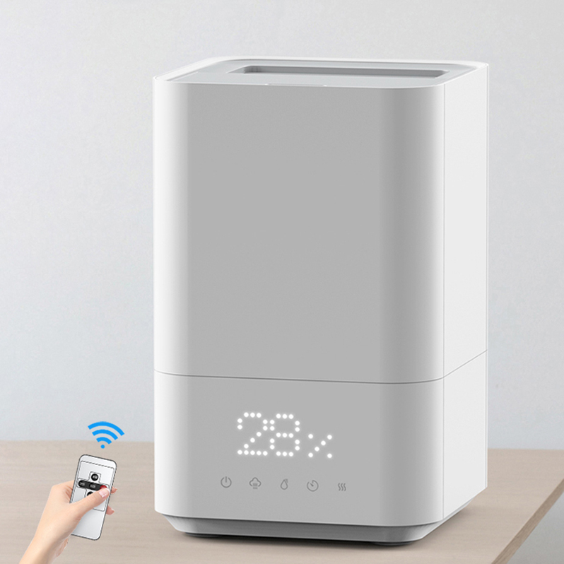 Umidificador ultrassônico morno do ar da névoa do difusor esperto RUNAL 5L do aroma com aromaterapia para o quarto